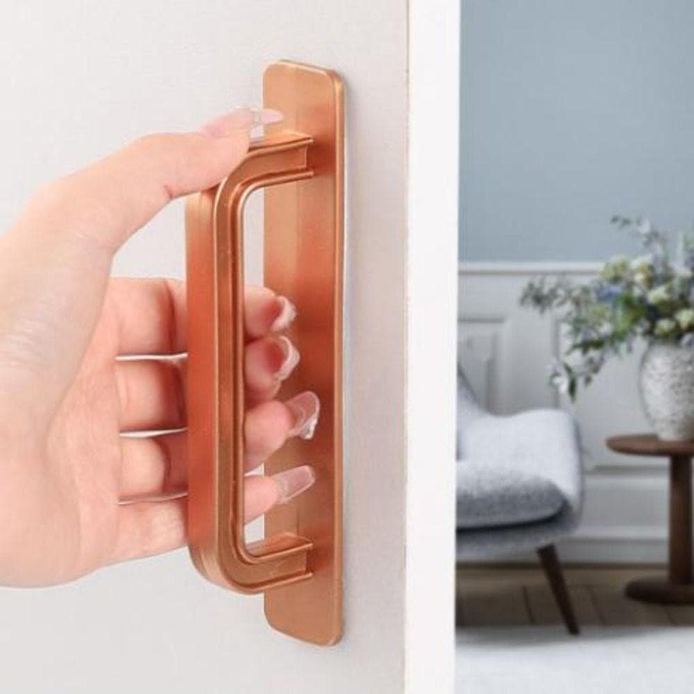 IFAYSHOW มือจับลิ้นชัก, วางตู้เสื้อผ้าพลาสติก Handle Organizer, อเนกประสงค์ทนทาน Self-กาว มือจับประตูตู้หน้าต่าง รูปที่ 8