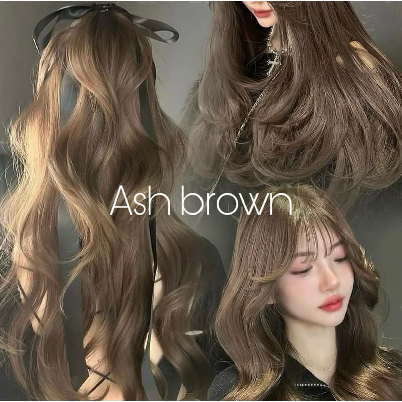 ใหม่ล่าสุด!!! เซตแชมพูน้ำตาลเทา Ash brown สระครั้งแรก เห็นผลเลย คนมีผมขาวก็ใช้ได้!!! รูปที่ 4