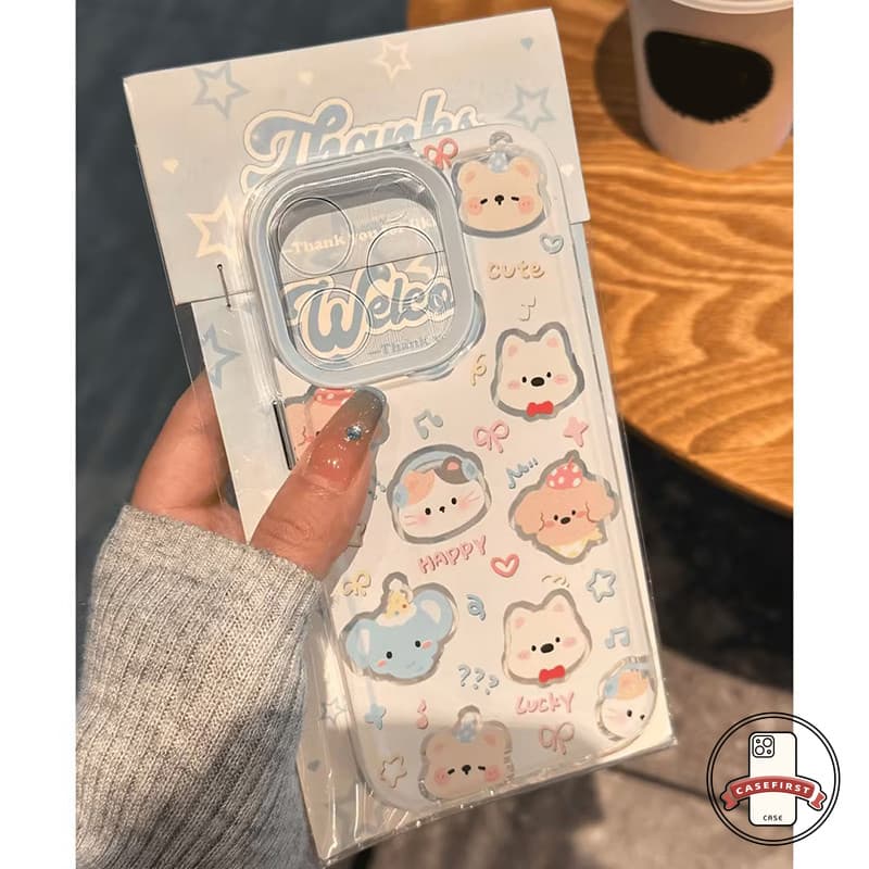 การ์ตูนลูกแมวลูกแมวน่ารักโบว์โบว์กราฟิติ เคส Redmi 15 14 C 13C 9A 12C 10C 13 12 10A 9C 10 Note 14 12 9 11s 10 13 Pro รูปที่ 3