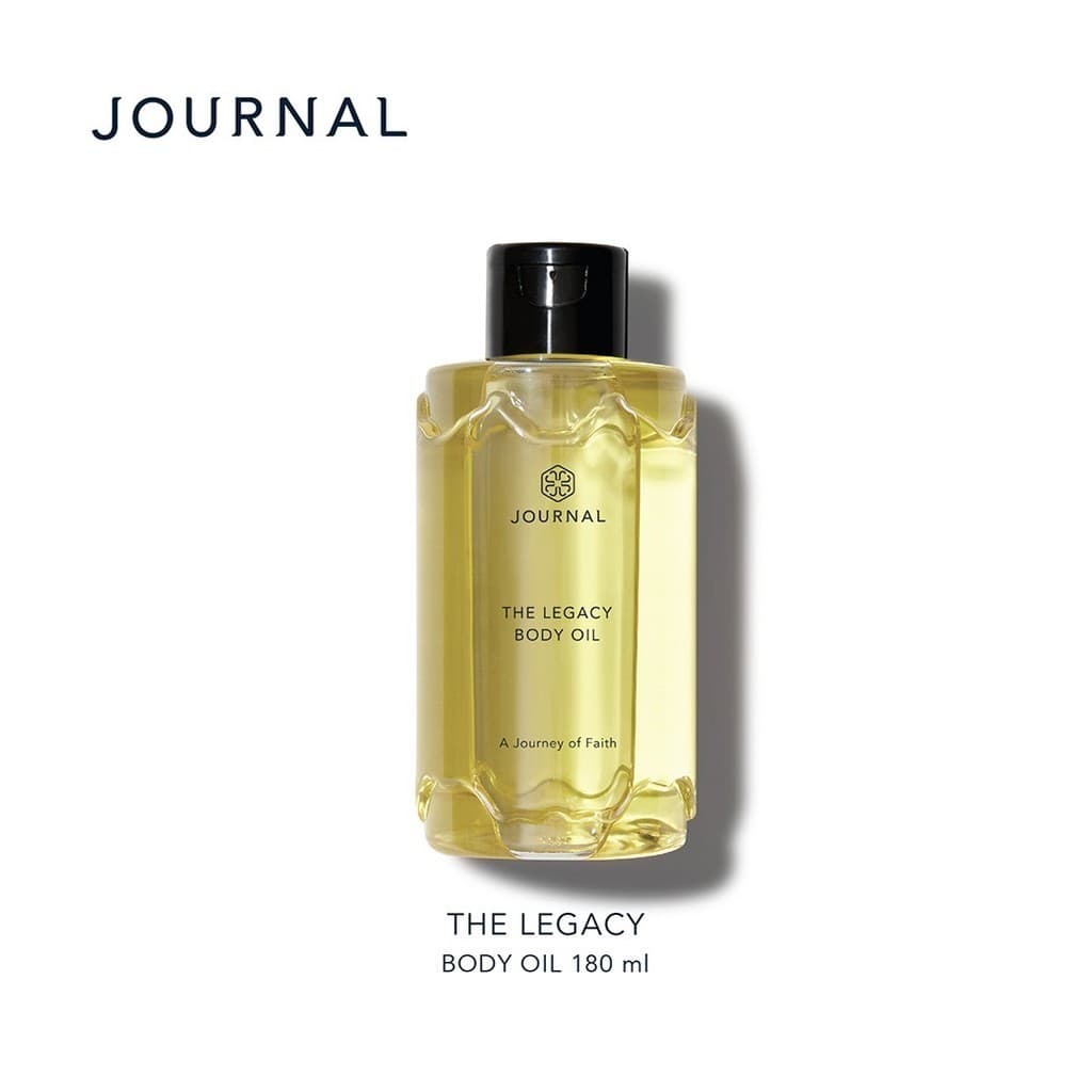 Journal The Legacy Body Oil 180 ml.บอดี้ออย ออยล์บำรุงผิว เนื้อบางเบา ซึมไว กลิ่นหอมนุ่มลึกของไม้กฤษณาผสานดอกไม้ขาว รูปที่ 3