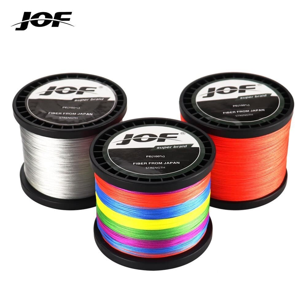 Jof 8 เส้นทอ 1000m สาย PE ถัก Multifilament สําหรับตกปลาปลาคาร์พญี่ปุ่น รูปที่ 1