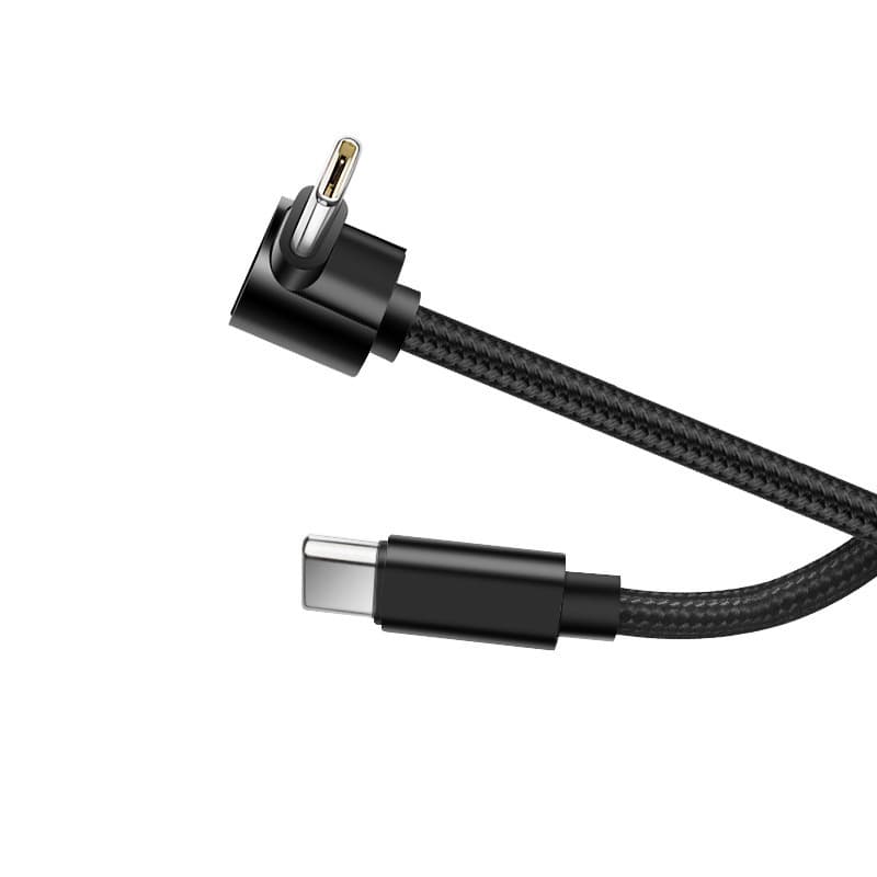 0.25 M/0.5 M/1 M/2 M 90 องศาข้อศอก USB Type C ถึง Type C สายชาร์จ PD 60W Fast Charge ข้อมูล Sync สําหรับ Samsung S24 S23 S22 S21 Ultra Plus รูปที่ 5