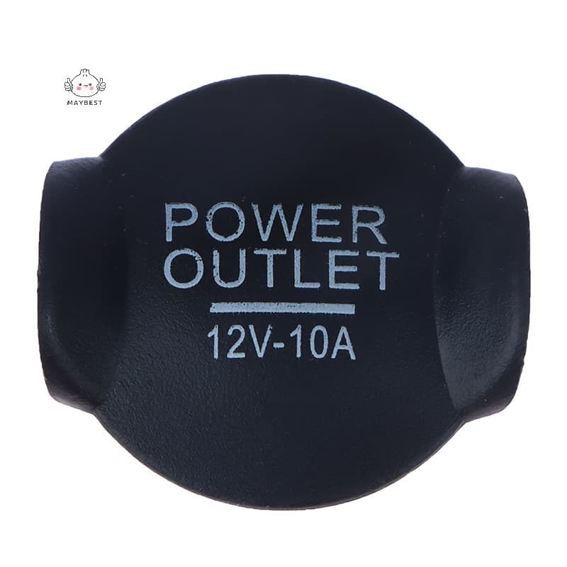 {maybest} ฝาครอบเต้าเสียบรถยนต์กันน้ํา ปลั๊กปลั๊กไฟ 12V อุปกรณ์เสริมปุ่มสากล Weatherproof {TH} รูปที่ 4