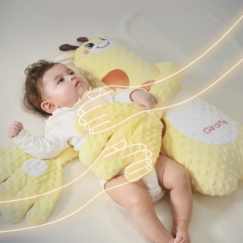 Aoduoyaya หมอนตุ๊กตาตบกล่อมนอน หมอนกันสะดุ้ง ป้องกันการสะดุ้งตื่น ตัวช่วยแม่ๆกล่อมลูกนอน รูปที่ 3