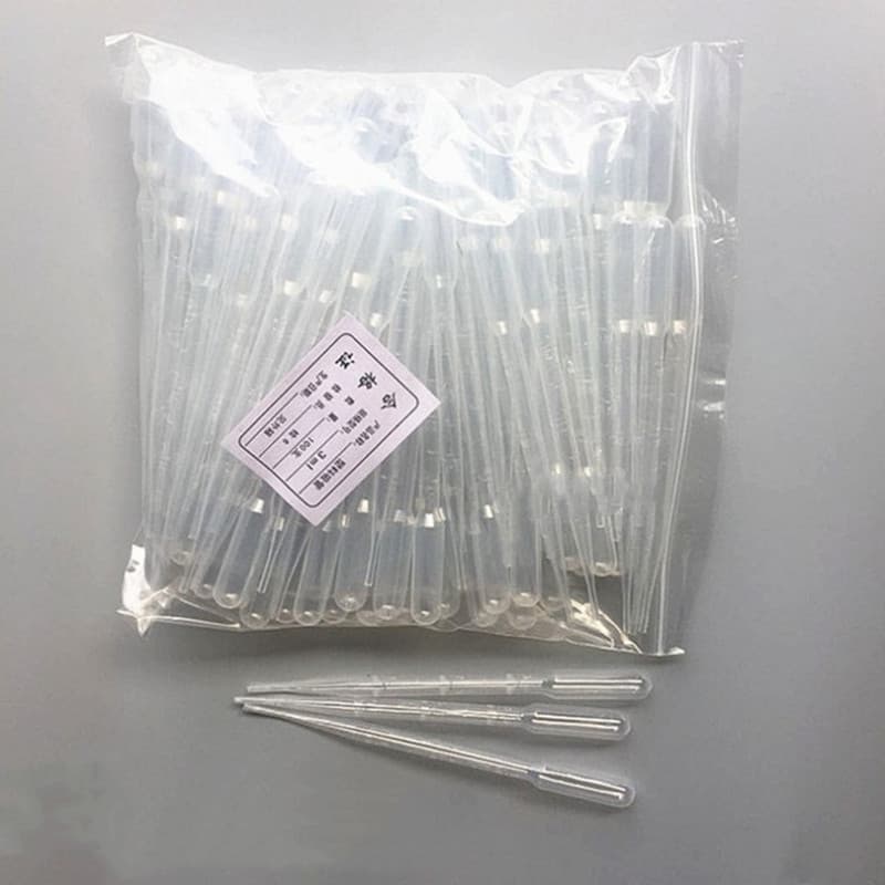 100 ชิ้น หลอดบีบพลาสติก3 มล หลอดหยดเอนกประสงค์ ปิเปต หลอดดูดน้ำหอม ดรอปเปอร์ Dropper หลอดหยดน้ำหอม ปิเปตโปร่งใส รูปที่ 4