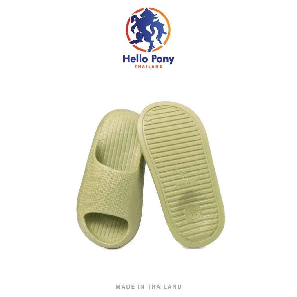 Hello Pony MHM4013 ส่งเร็ว Unisex รองเท้านิ่ม ใส่สบาย ผู้หญิง แตะ รองเม้า รองเท้าแตะ รองเท้าใส่อยู่บ้าน ลายตาราง กันลื่น รูปที่ 7