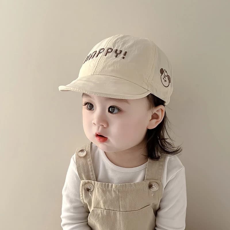 หมวกเบสบอลบาง แห้งเร็ว สำหรับทารกและเด็ก พร้อมสารป้องกันแสงแดดและปีกหมวกนุ่ม รูปที่ 6