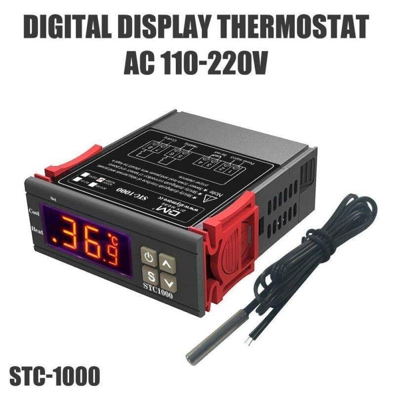 STC-1000 AC 110-220V เครื่องควบคุมอุณหภูมิ เครื่องวัดอุณหภูมิ ตัวควบคุมอุณหภูมิ ต่ำ-สูง หน้าจอดิจิตอล รูปที่ 3