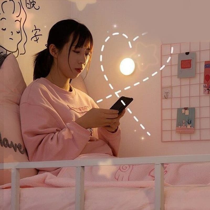 อัจฉริยะร่างกายมนุษย์อัตโนมัติเหนี่ยวนำไฟกลางคืนขนาดเล็ก ประตูเข้าบ้านไร้สายตั้งแต่กลางคืน รูปที่ 6