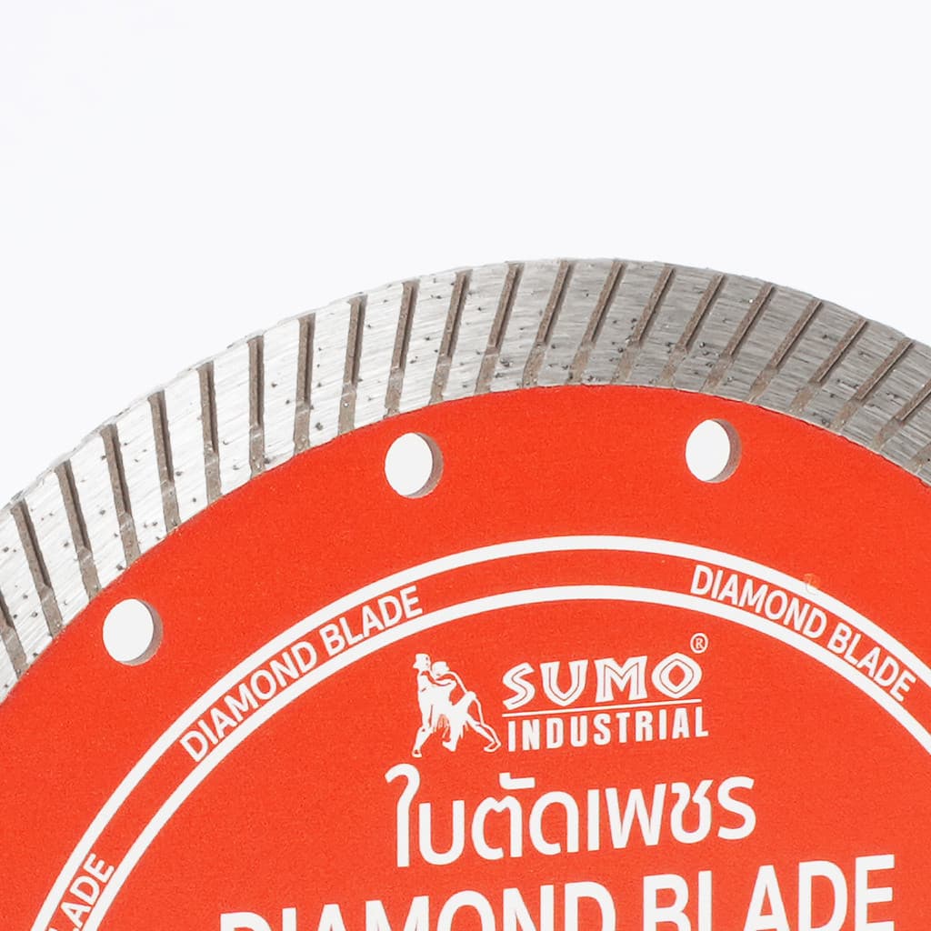 ใบตัดเสาเข็มเครื่องเจีนร ใบตัดเพชร Sumo 7 นิ้ว x12 mm SUMO Turbo เหมาะสำหรับ ตัดเสาเข็มคอนกรีตอัดแรง OIL8448 รูปที่ 7