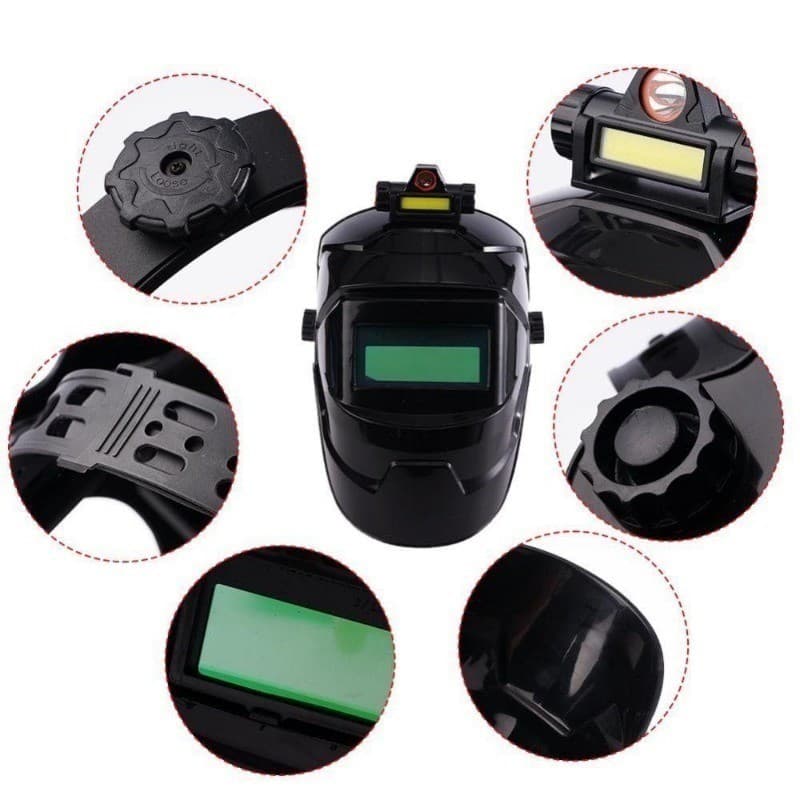 หน้ากากเชื่อม auto ปรับแสงอัตโนมัติ หน้ากากเชื่อมอัตโนมัติ แว่นตาเชื่อม หน้ากากเชื่อมออโต้ หน้ากากเปลี่ยนแสง รูปที่ 3