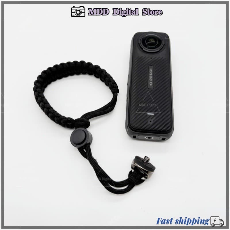 สายรัดข้อมือ สานป้องกันการสูญหาย + สกรู 1/4 ชิ้นสําหรับ GO PRO Hero DJI OSMO Action Insta360 X4 รูปที่ 8