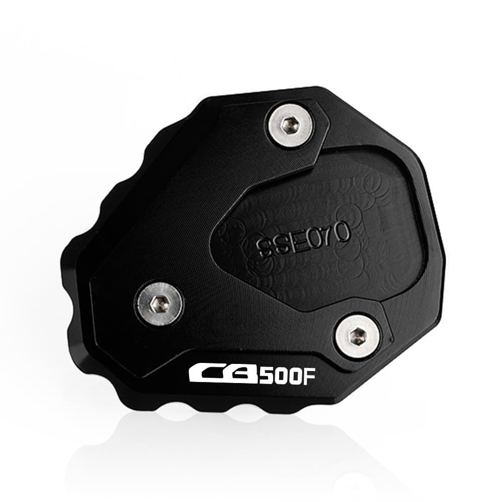 สําหรับhonda CB500X CB 500X 2017 2018 2019 2020 2021 2022 2023 ด้านข้างรองเท้าเท้าแบนCNCดัดแปลงขาตั้งPad CB500X รูปที่ 7