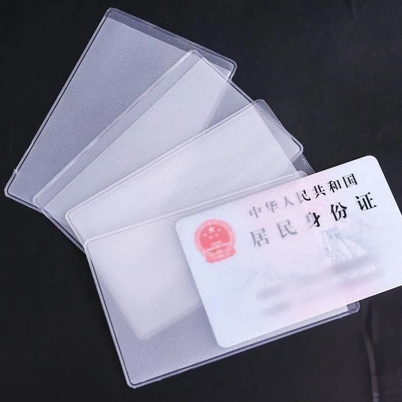 ซองใสใส่บัตร atm บัตรประชาชน กระเป๋าใส่บัตร ป้องกันรอยขีดข่วน การเสื่อมสภาพของบัตร รูปที่ 9
