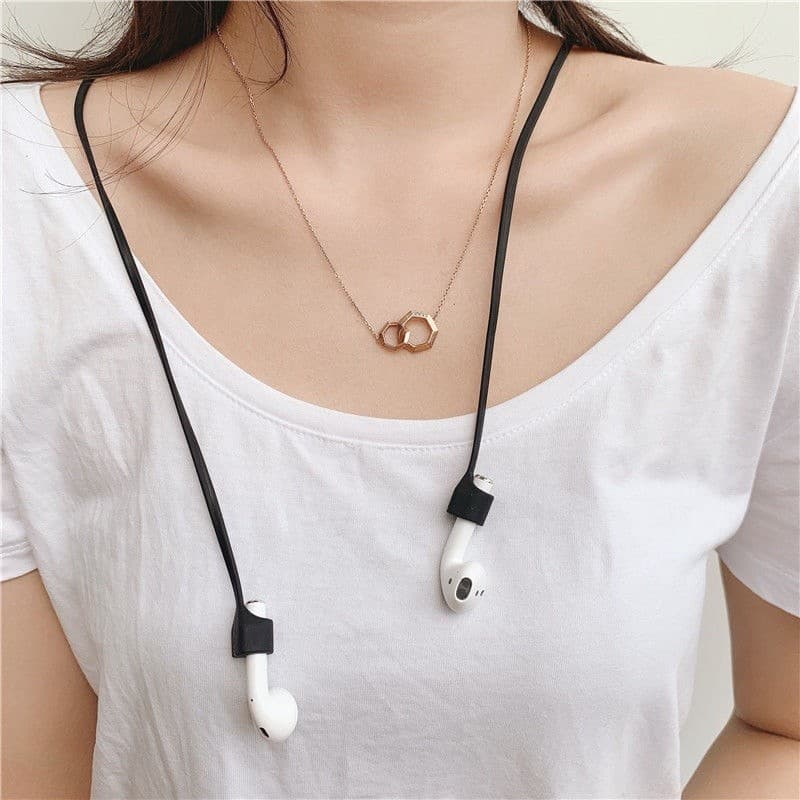 สายคล้องหูฟัง แบบ แม่เหล็ก Airpods 1 2 3, Airpods Pro, Huawei สาย สายคล้อง กันหาย - Strap for Airpod Silicone Anti-Lost รูปที่ 2