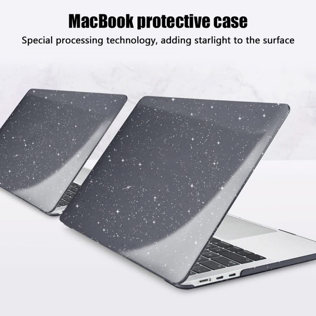 เคสแมคบุ๊ค สำหรับ Macbook Air 13 A2179 A2337 Pro 13 A2338 air 13.6 M2 A3113 A2681 M4 A3240 มีกลิตเตอร์ เคสคอมพิวเตอร์ใส