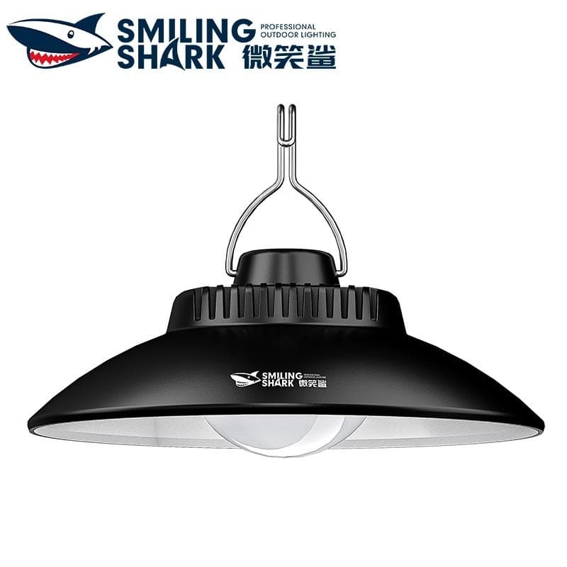 Smile Shark Camping Light Recharge โคมไฟเต็นท์กันน้ํา แสงสีขาว/เหลือง รูปที่ 1
