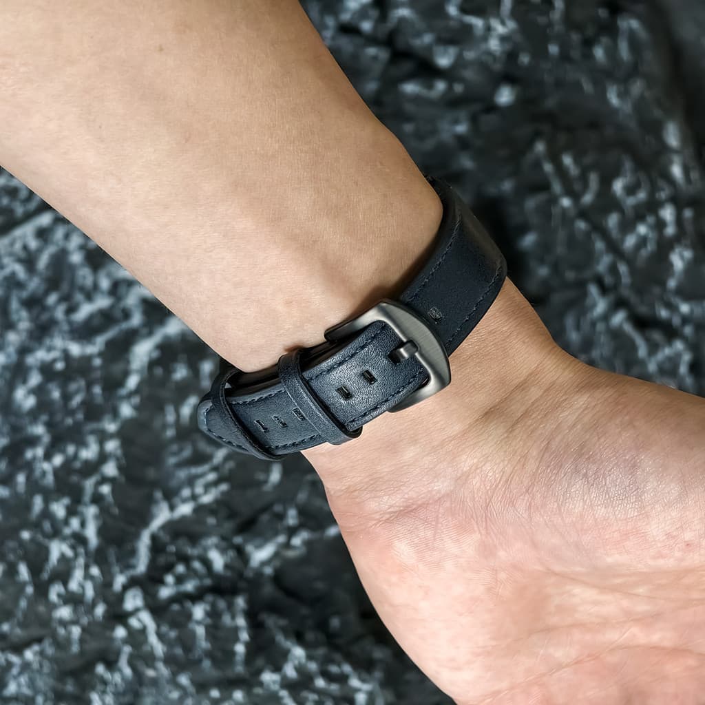 สายนาฬิกาหนังสร้อยข้อมือเข้ากันได้กับ แอปเปิล ดู S10 46 42 49 มม. iWatch ชุด 9 8 7 6 5 4 3 รูปที่ 4
