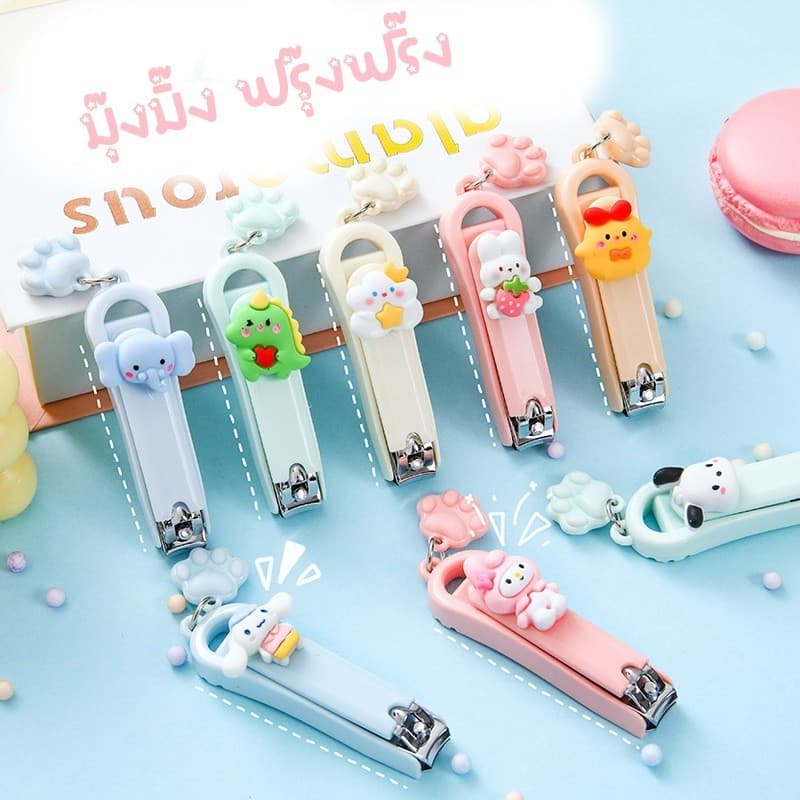 ปลีก/ส่ง กรรไกรตัดเล็บพกพา รูปการ์ตูน น่ารัก รูปที่ 1