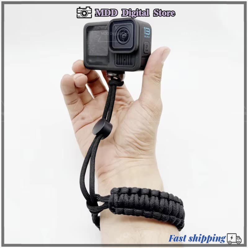 สายรัดข้อมือ สานป้องกันการสูญหาย + สกรู 1/4 ชิ้นสําหรับ GO PRO Hero DJI OSMO Action Insta360 X4 รูปที่ 7