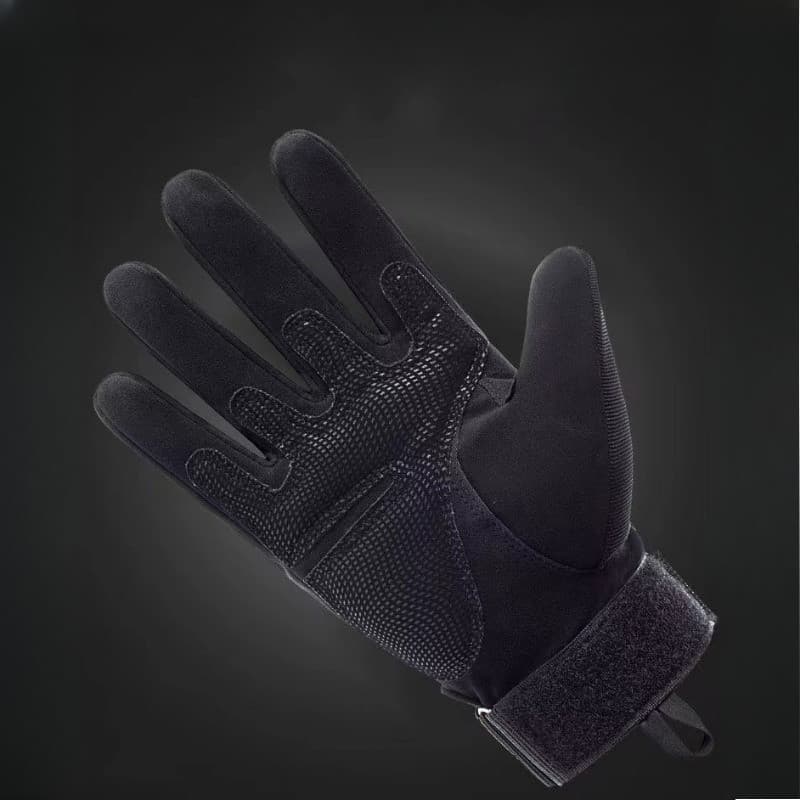 ถุงมือมอเตอร์ไซค์ ถุงมือเต็มนิ้วที่ทนทานต่อการสึกหรอ กันลื่น ระบายอากาศได้ดี ตั้งแคมป์กลางแจ้ง รถจักรยานยนต์ รูปที่ 7