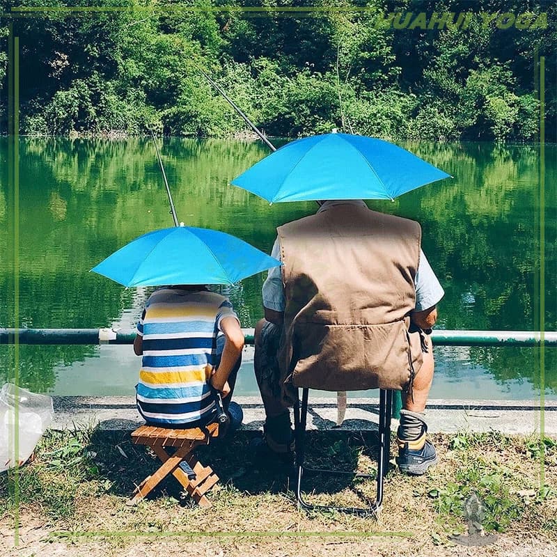 ลากันแดดป้องกันรังสียูวีSun Shade หมวกกลางแจ้งร่มพับตกปลา หมวกขนาดใหญ่สำหรับใช้ในบ้าน รูปที่ 9