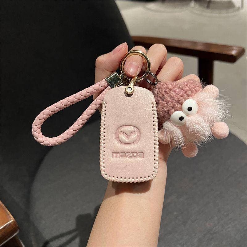 เคสกุญแจ Mazda 2 3 6 CX4 Cx3 Cx8 CX5 พวงกุญแจรถ ปลอกกุญแจ รูปที่ 5