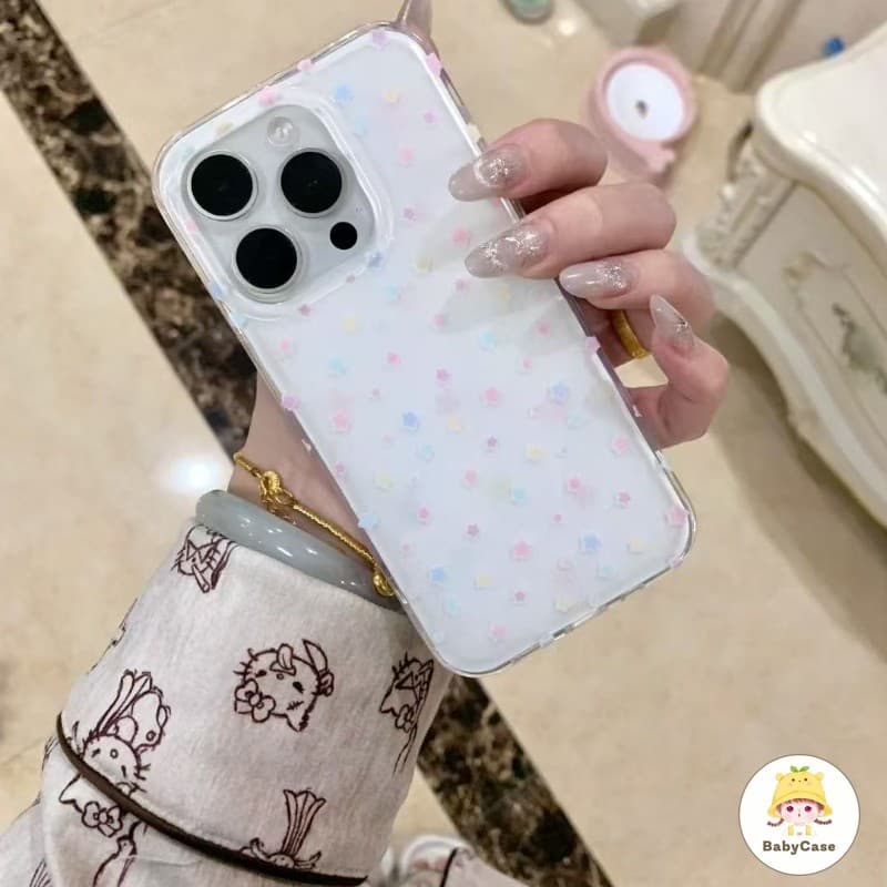 เคส Samsung A14 A05S A06 A05 A15 A12 A13 A03 A04 A23 A51 A50 A53 A33 A54 A34 A24 A32 A20 A04 A30 ปกอ่อนดาวสดสีสันสดใส รูปที่ 8