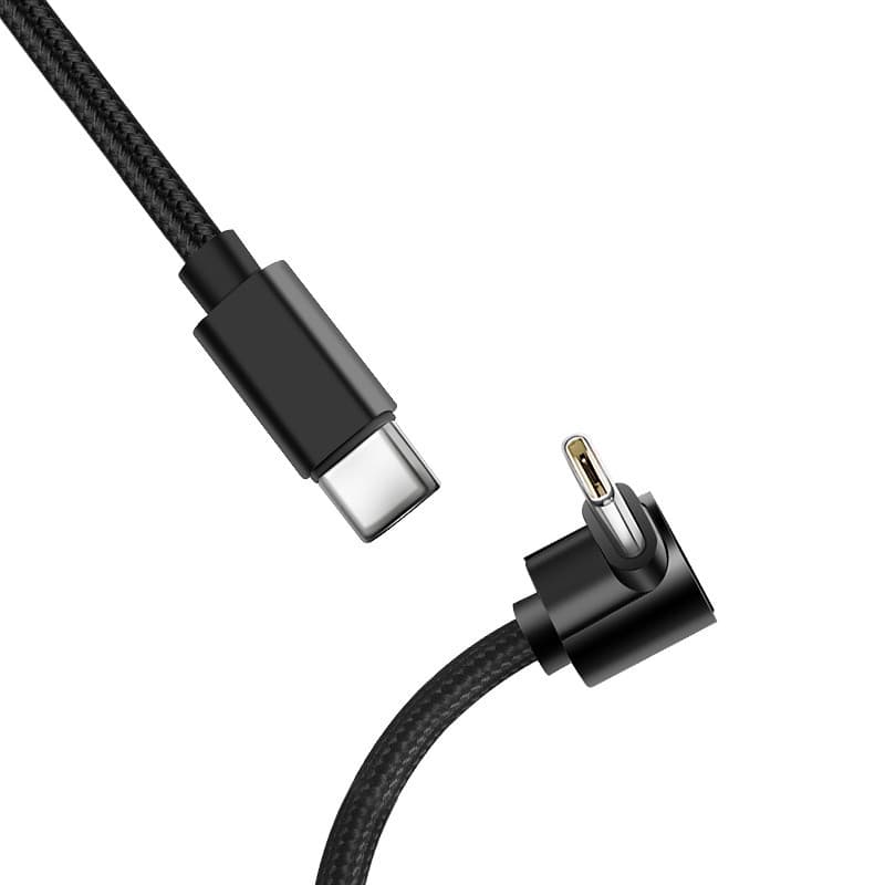 0.25 M/0.5 M/1 M/2 M 90 องศาข้อศอก USB Type C ถึง Type C สายชาร์จ PD 60W Fast Charge ข้อมูล Sync สําหรับ Samsung S24 S23 S22 S21 Ultra Plus รูปที่ 6