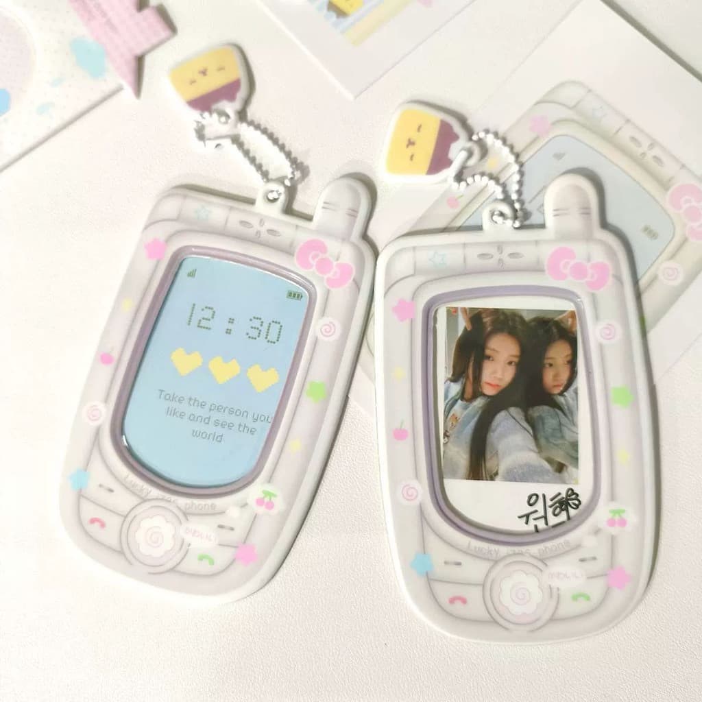 นิ้วผู้ถือบัตร ที่ใส่บัตรรูปถ่าย น่ารัก ซองใส่การ์ด การจัดเก็บบัตรนักศึกษา พวงกุญแจ Card Holder ที่ใส่บัตรประชาชน รูปที่ 2