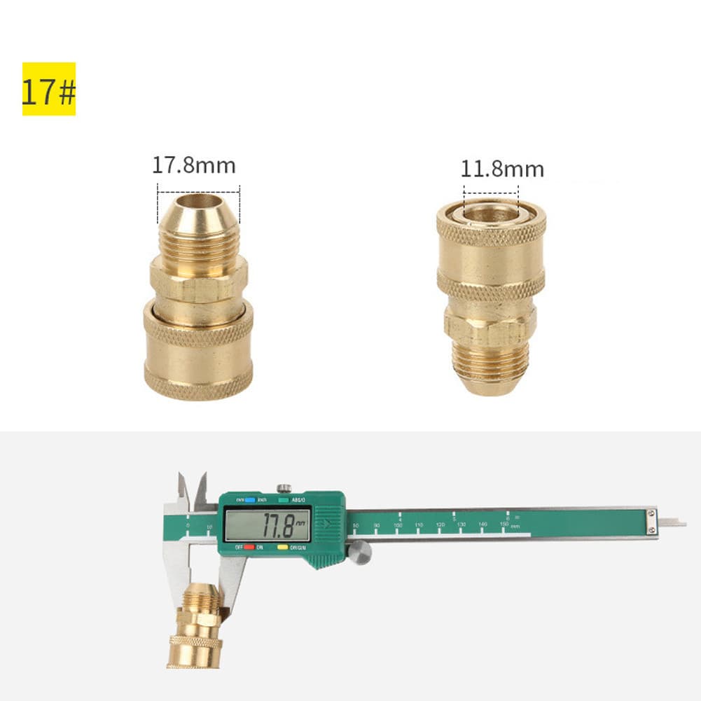 Hotwind 1/4 Quick Connect Coupler Adapter-Car Clean Washing Pressure Washer Connector รูปที่ 4