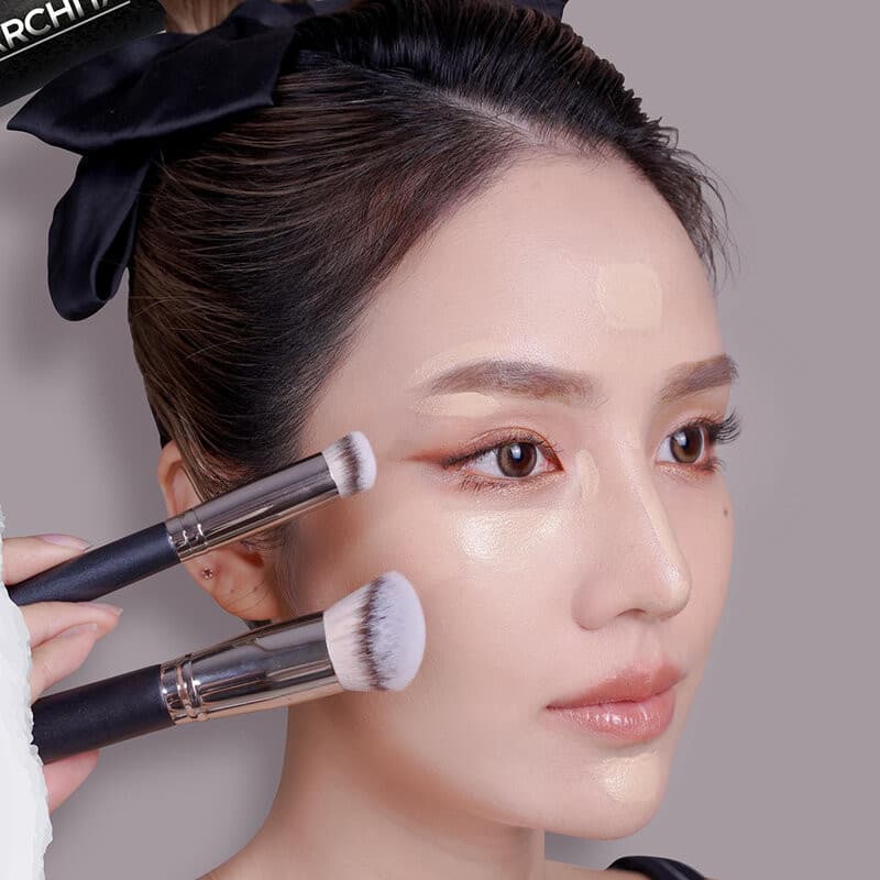 ARCHITA Foundation Brush อาชิตา แปรงแต่งหน้าสำหรับเกลี่ยรองพื้น. รูปที่ 3