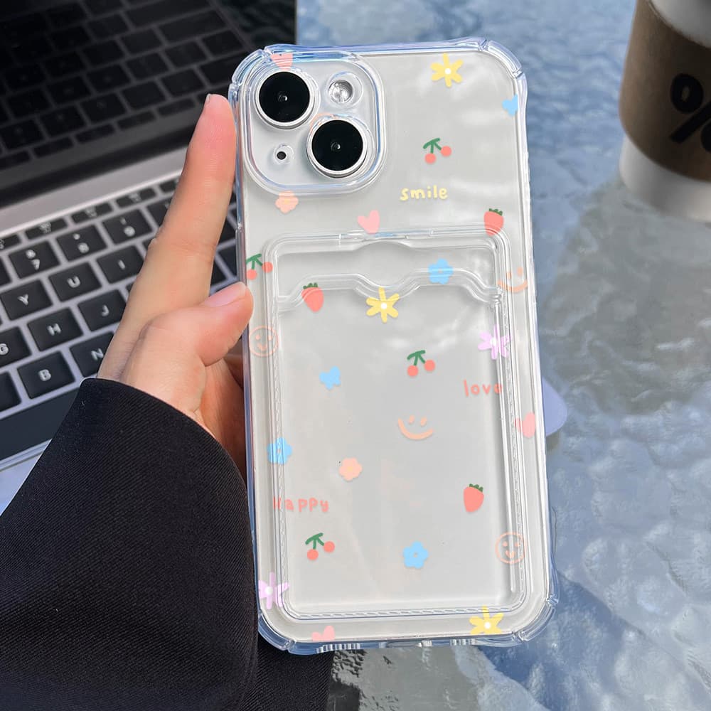 Card Holder เคส For iPhone 13 11 16 15 14 17 Pro Max Air 12 XR X Xs 7 8 Plus 16promax 15promax TPU เคสโทรศัพท์มือถือ รูปที่ 6