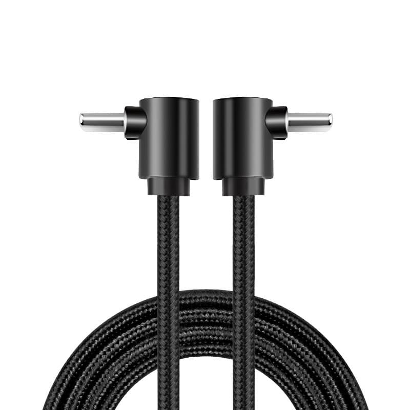 0.25 M/0.5 M/1 M/2 M 90 องศาข้อศอก USB Type C ถึง Type C สายชาร์จ PD 60W Fast Charge ข้อมูล Sync สําหรับ Samsung S24 S23 S22 S21 Ultra Plus รูปที่ 2