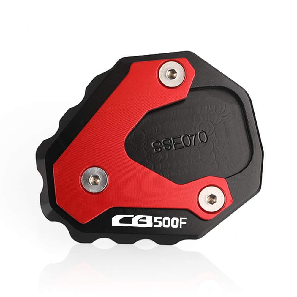 สําหรับhonda CB500X CB 500X 2017 2018 2019 2020 2021 2022 2023 ด้านข้างรองเท้าเท้าแบนCNCดัดแปลงขาตั้งPad CB500X รูปที่ 8