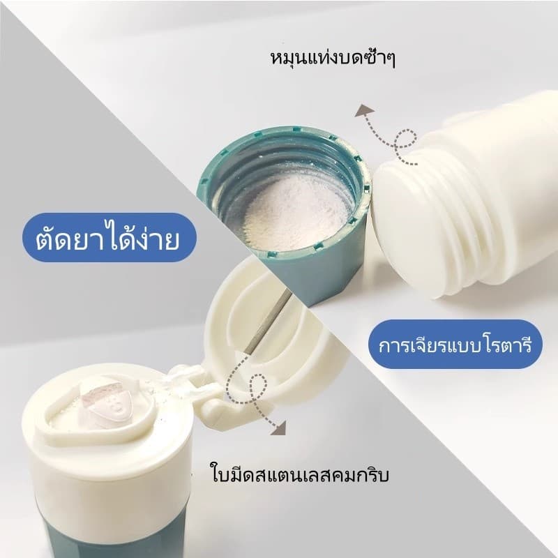 Sanli เครื่องบดกล่องยาขนาดเล็ก เครื่องบดและเครื่องบดย่อย/กล่องใส่ยาขนาดเล็กแบบพกพา/สำหรับใช้ในครัวเรือน รูปที่ 5