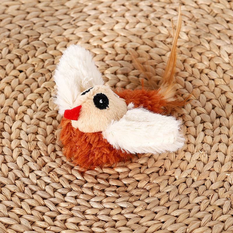 CODนกมีเสียง Interactive Cat Toys ของเล่นแมว ตุ๊กตารูปสัตว์พร้อมเสียงร้อง ตุ๊กตาแมว รูปที่ 9