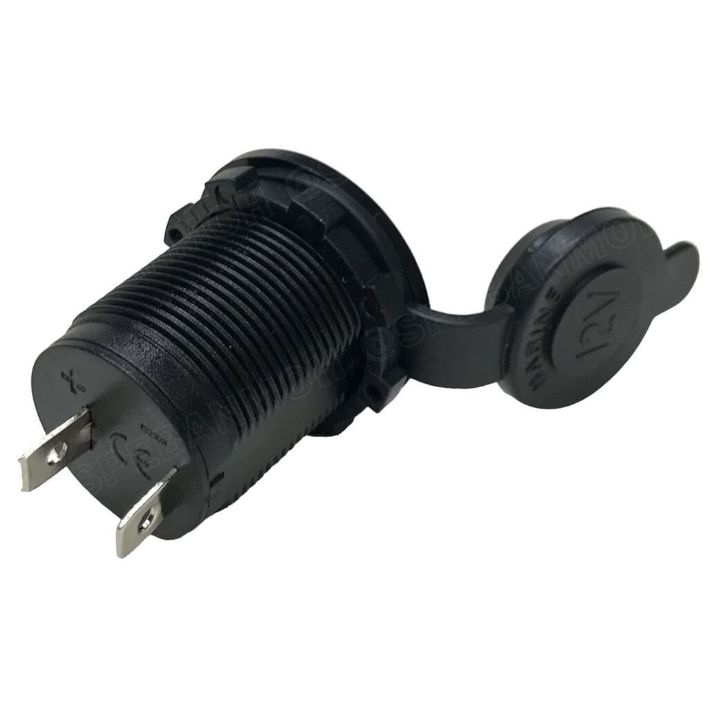 CLTF-006 เต้ารับ DC Socket 12V 24V 20A Max สำหรับปลั๊กจุดบุหรี่ Cigarette Lighter Socket with protective ca... รูปที่ 3