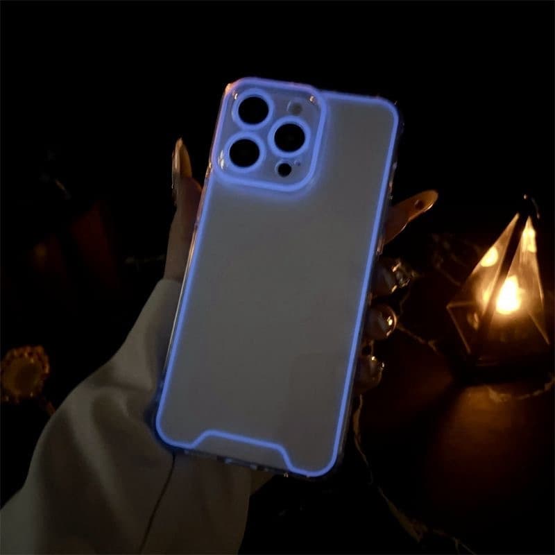 เคสเรืองแสงกลางคืนสําหรับ iPhone 15 14 13 12 11 ฝาครอบโทรศัพท ์ กันกระแทก รูปที่ 6