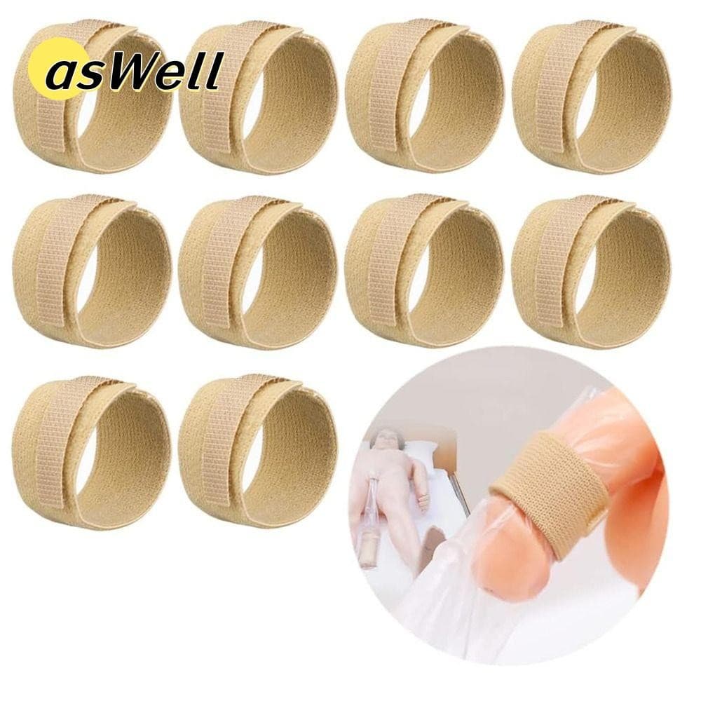 Aswell Men Catheter Supplies,Reusable Elastic Male External Catheter Kit, No Leaking Adjustable Male Catheter Fixer รูปที่ 1