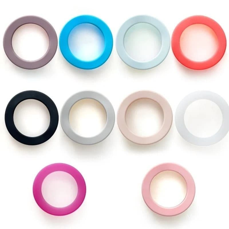 6.5/7/7.5/8 ซม./8.5 ซม.ซิลิโคนที่วางแก้ว Coaster ขวดน้ําป้องกันกรณี รูปที่ 4