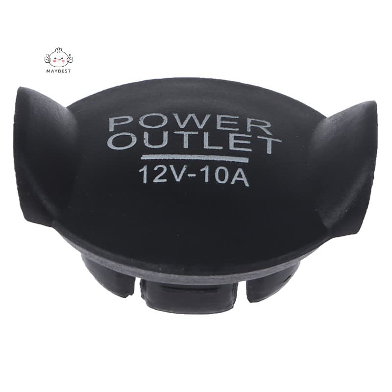 {maybest} ฝาครอบเต้าเสียบรถยนต์กันน้ํา ปลั๊กปลั๊กไฟ 12V อุปกรณ์เสริมปุ่มสากล Weatherproof {TH} รูปที่ 1
