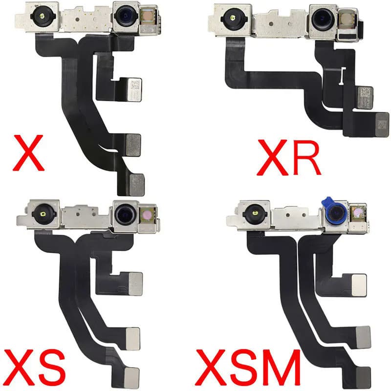 กล้องหน้าสําหรับโทรศัพท์ X XR XS Max Face กล้อง Proximity Sensor Flex Cable Repair อะไหล่ รูปที่ 1