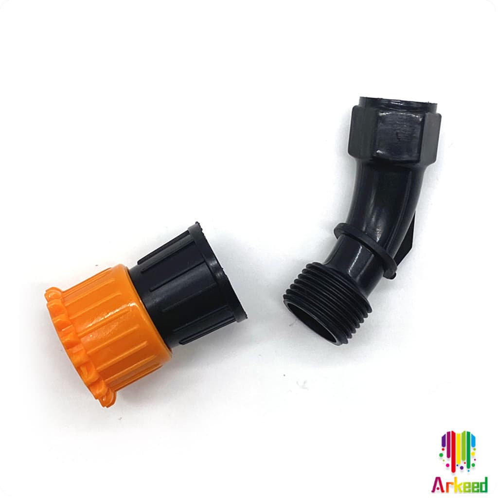 Arkeed 1 ชิ้น หัวพ่นยา หัวงอสีส้ม เกลียวทองเหลือง เครื่องมือทำสวน Spray Nozzle รูปที่ 6