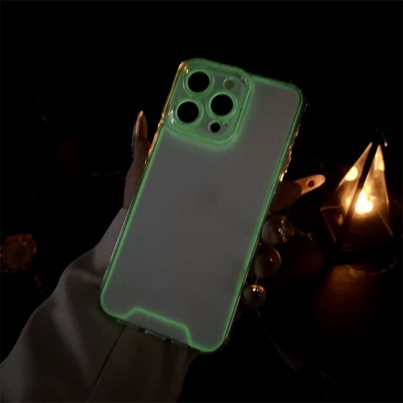 เคสเรืองแสงกลางคืนสําหรับ iPhone 15 14 13 12 11 ฝาครอบโทรศัพท ์ กันกระแทก รูปที่ 5