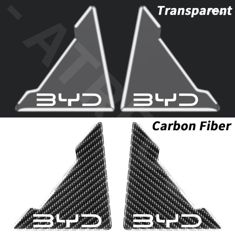 2/4ชิ้น BYD ซิลิโคนกันกระแทกมุมประตูรถ คาร์บอนไฟเบอร์ ยางกันกระแทก ป้องกันการชนมุมประตูรถยนต์ ซิลิโคนกันมุมประตูรถ สำหรับ BYD Atto 3 Yuan plus Song Plus Dolphin Mini Seal U Han EV รูปที่ 2
