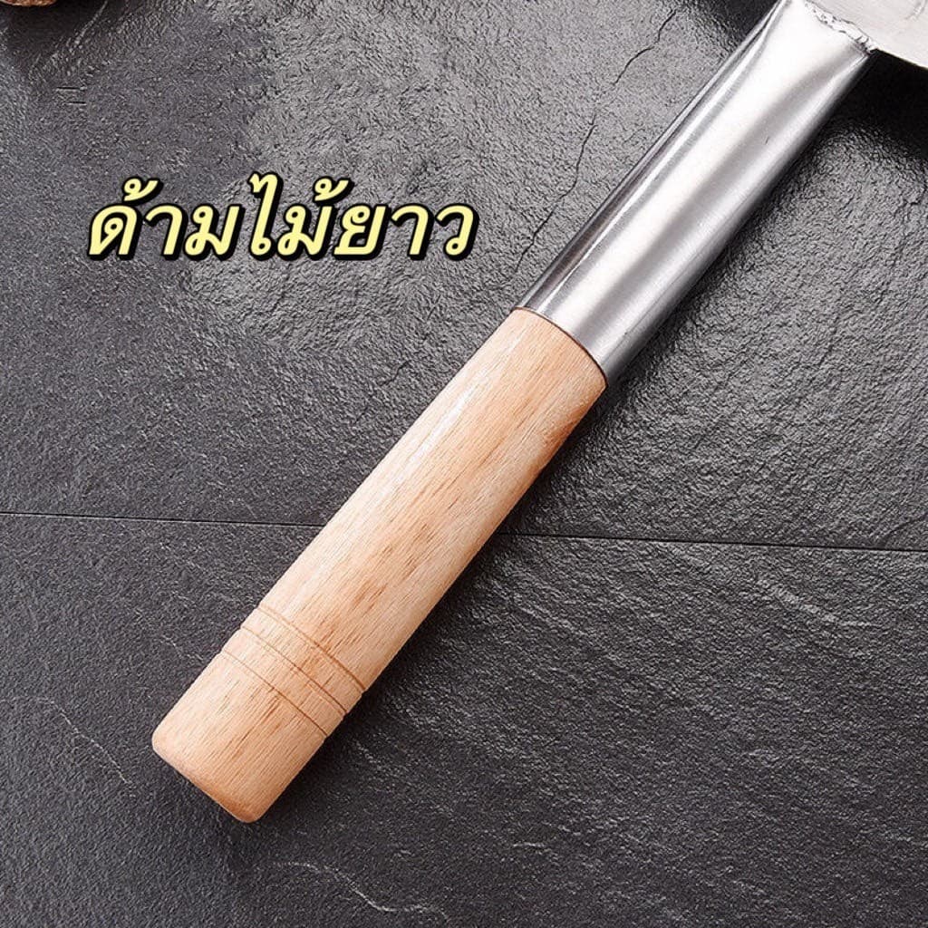 OMC กระชอนสแตนเลสด้ามมีรู ขนาด 22 24 26 28 30 cm. รูปที่ 4