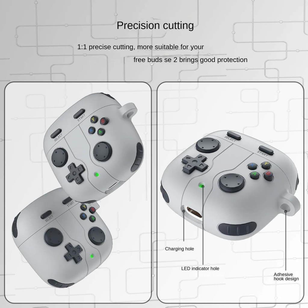กรณีสําหรับ Huawei FreeBuds SE 2 Capa 3D เกมคอนโซลออกแบบหรูหราซิลิโคนเหลว รูปที่ 3