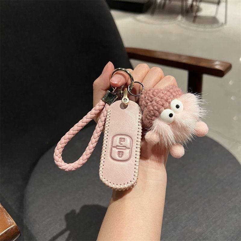 เคสกุญแจ Mazda 2 3 6 CX4 Cx3 Cx8 CX5 พวงกุญแจรถ ปลอกกุญแจ รูปที่ 3