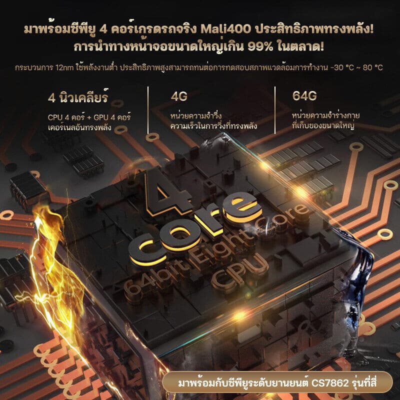 Monqiqi ติดรถยนต์ 9นิ้ว 4+64G Android12.1 หน้าจอสัมผัสแบบเต็ม วิทยุติดรถยนต์ เครื่องเสียงรถ Bluetooth WIFI GPS รูปที่ 2